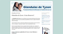 Desktop Screenshot of glandulasdetyson.com